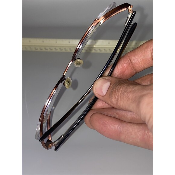 VTG Mikli by Alain Mikli ML 0853 0042 57mm Copper Gold Brown Frame France W Case main image 5